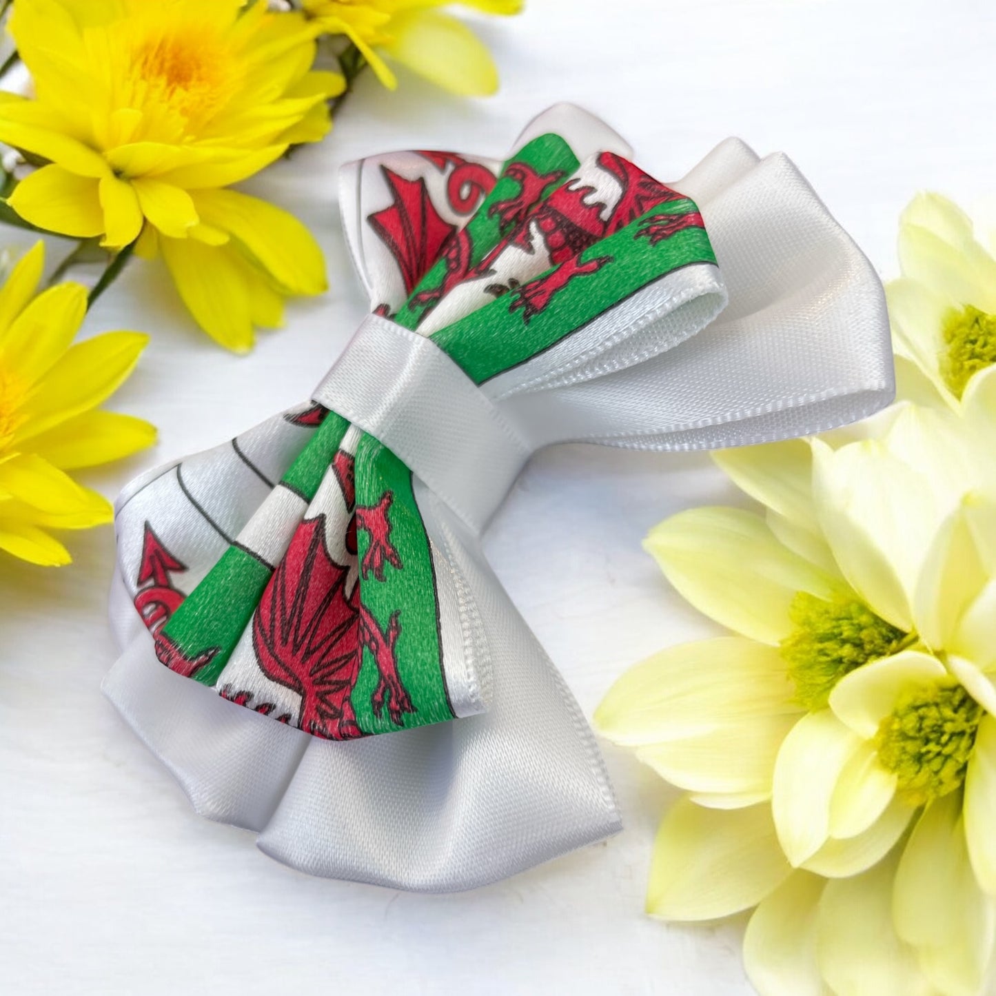 St David day themed hair clip